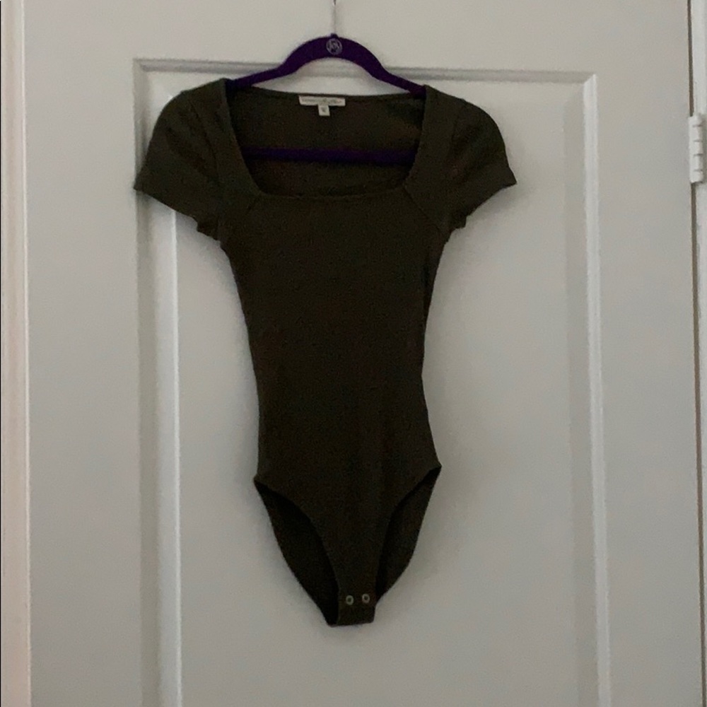 Hunter green body suit